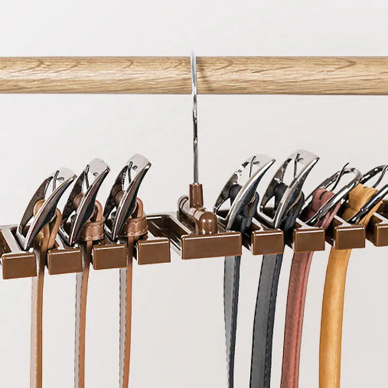 Rack Suspendu Multifonction – Rangement Ceintures, Cravates & Écharpes