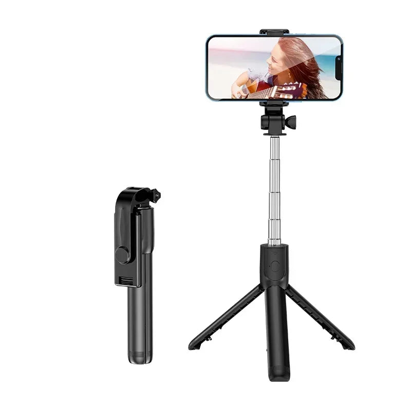 Perche à Selfie Télescopique Trépied Bluetooth 700mm — Télécommande Sans Fil