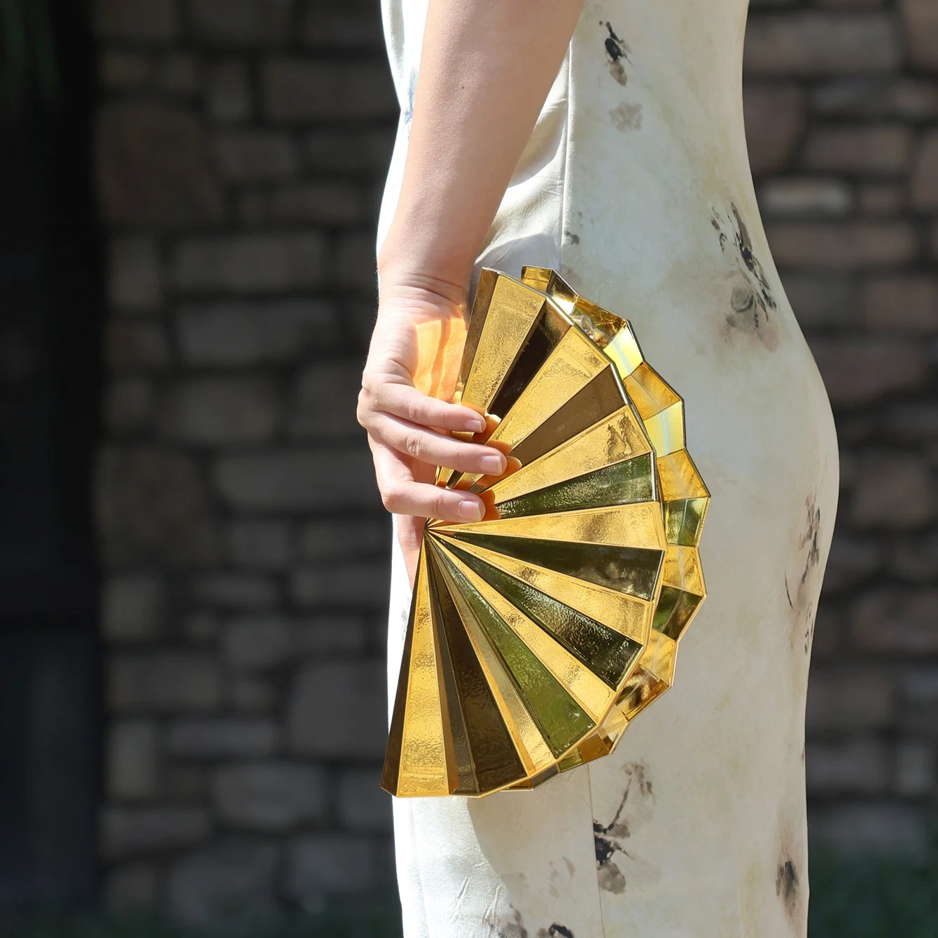 Sac Clutch Doré Luxe Soirée Mariage — Pochette Bandoulière Femme Fête