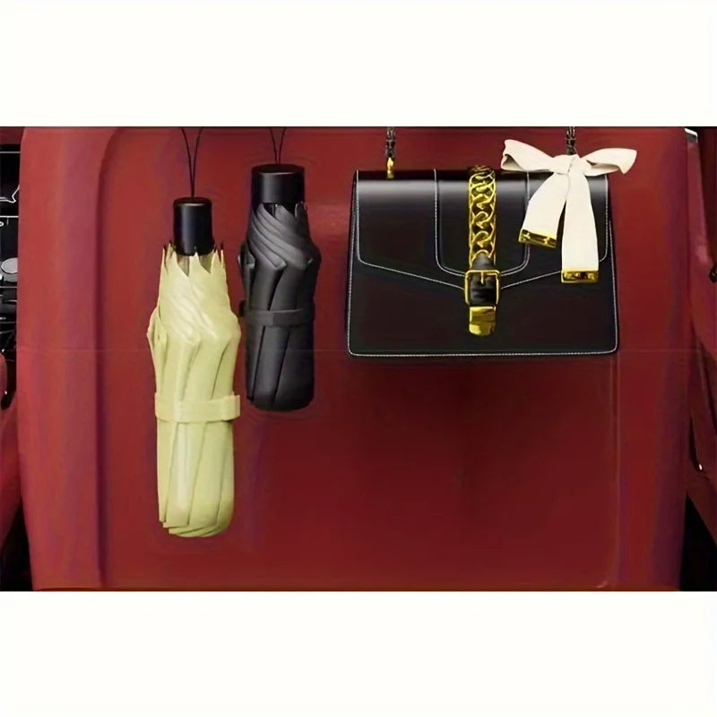 Porte-Bagages Multifonction pour Siège Auto — Crochets, Porte-Gobelet & Rangement PP