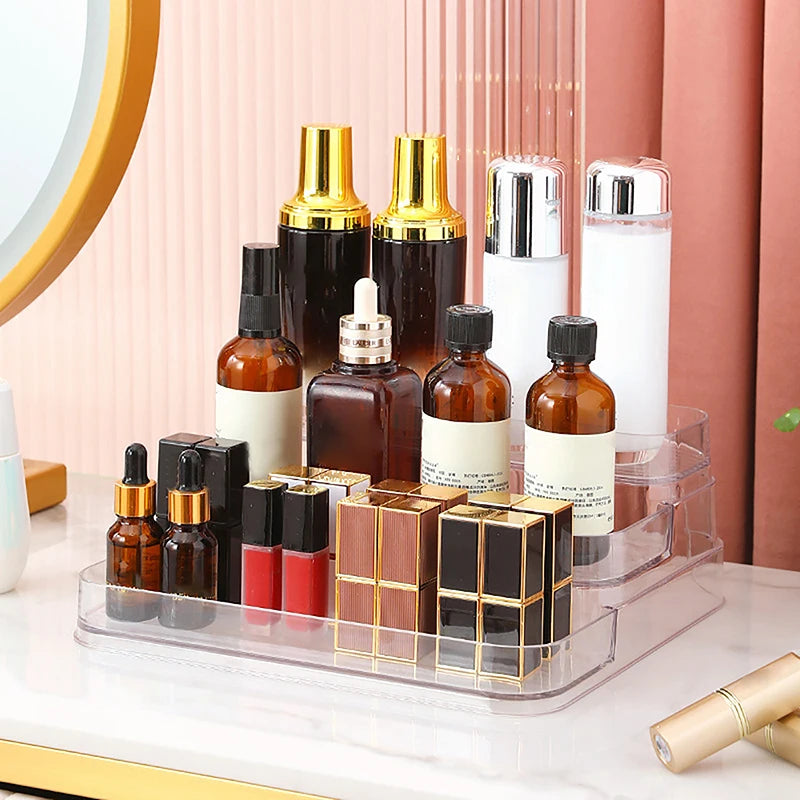 Étagère 3 Niveaux en PET – Organiseur Parfums, Cosmétiques & Épices