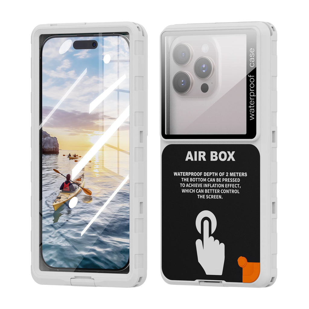 Étui Étanche Shellbox IP68 Universel 6,9" — Transparent, Tactile Sous l’Eau, Avec Lanière