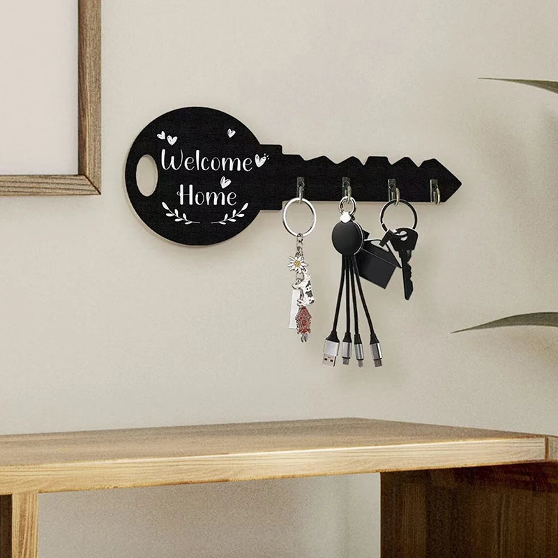 Organisateur de Rangement Mural en Bois – Créatif & Décoratif