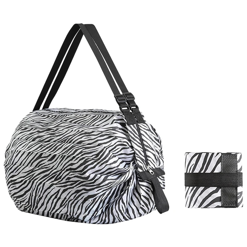 Sac Shopping Pliable Imperméable — Tote Bag Grande Capacité Plage & Courses