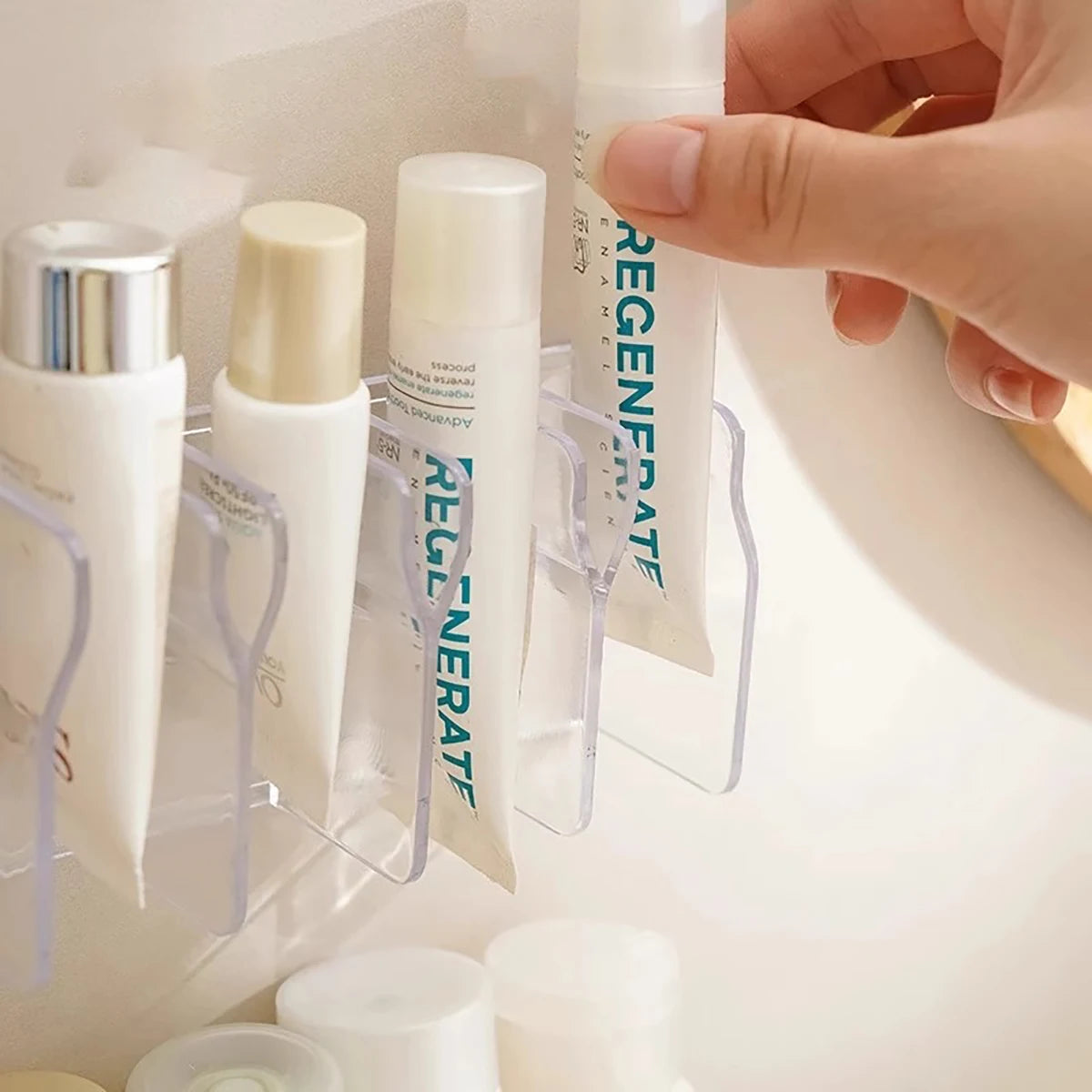 Présentoir & Boîte de Rangement Cosmétiques – Salle de Bain & Coiffeuse