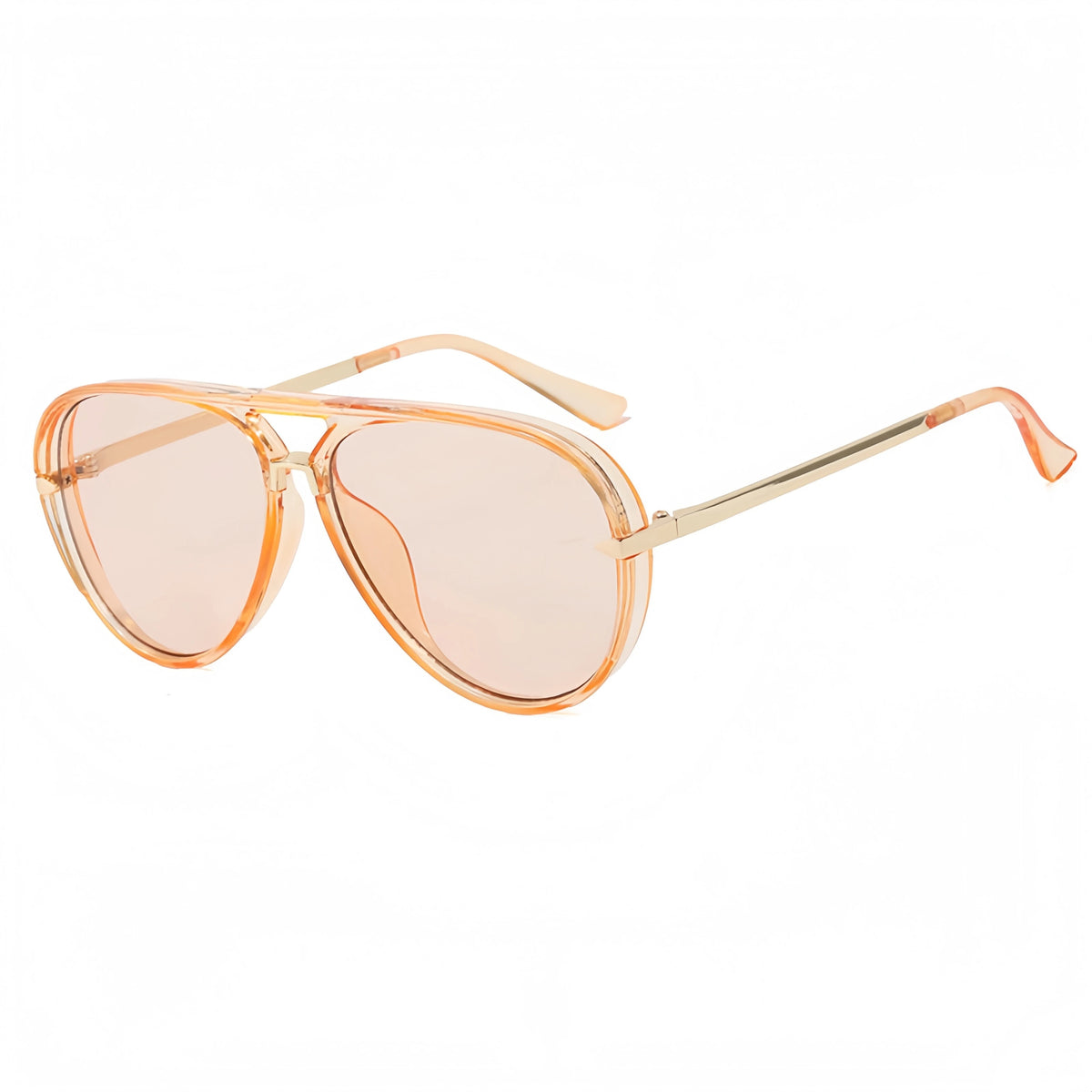 Lunettes de Soleil Aviateur Double Pont — Style Street Unisexe, UV400, 5 Coloris