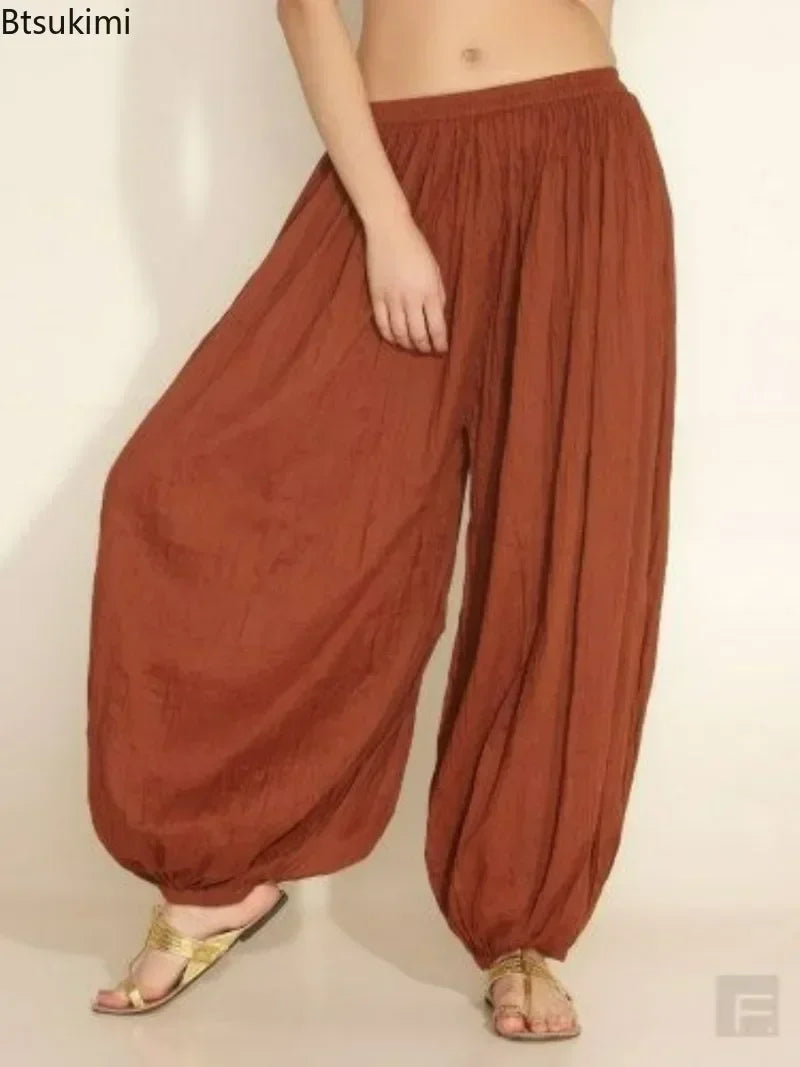 Pantalon Large Harem Casual — Jogging Femme Grande Taille 5XL
