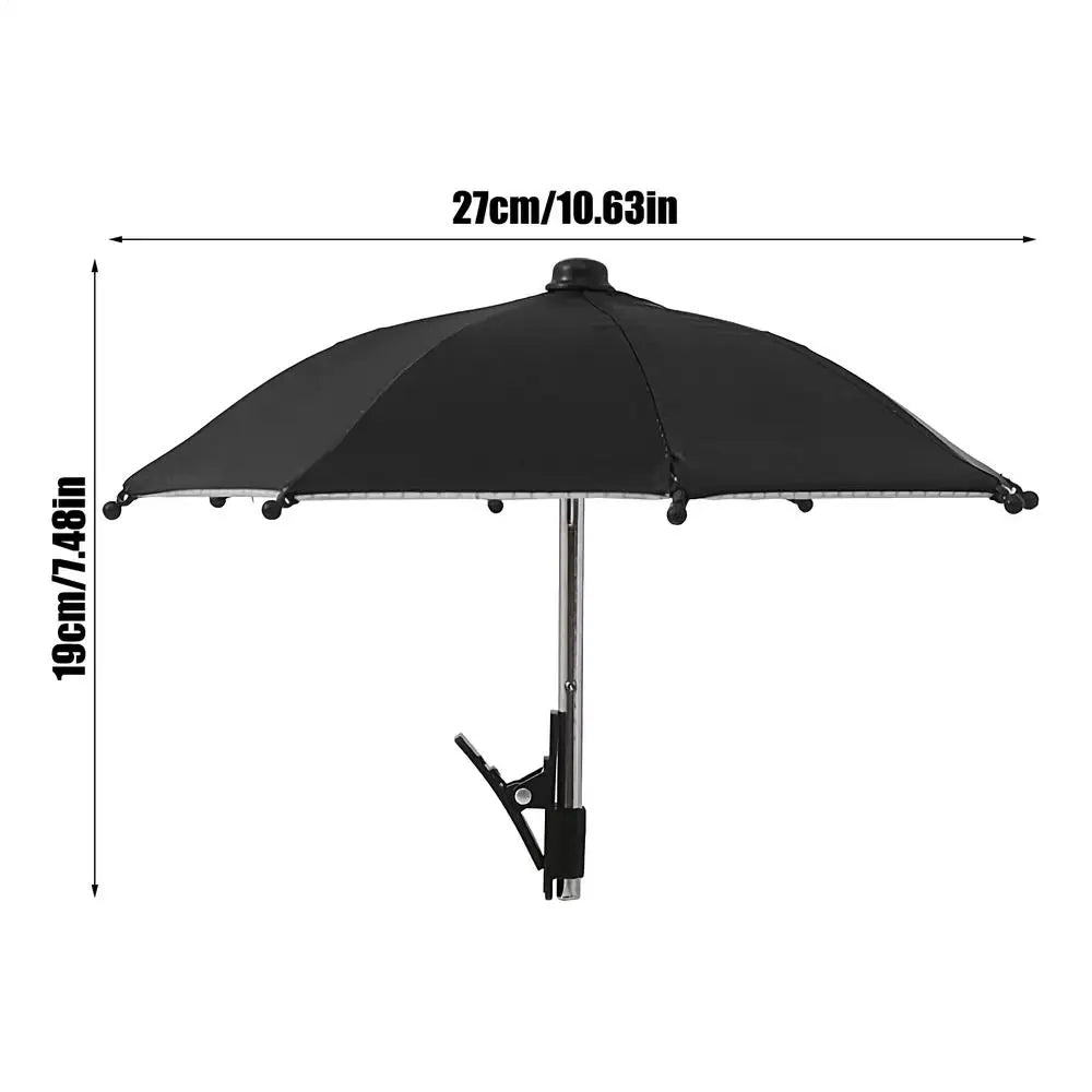 Mini Parasol pour Smartphone avec Clip — Anti-UV & Anti-Reflets