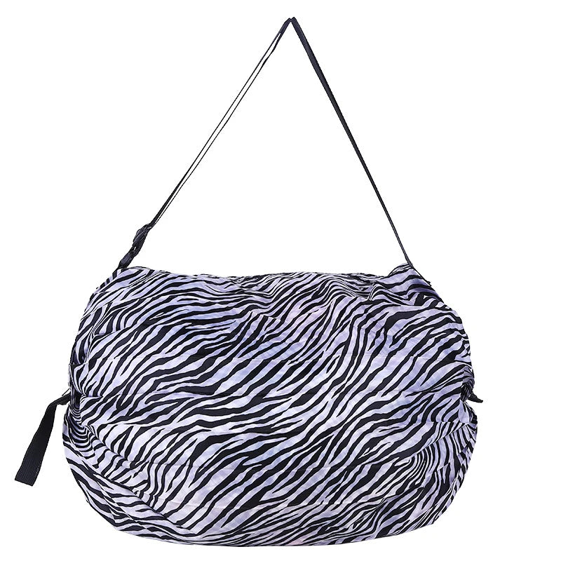 Sac Shopping Pliable Grande Capacité — Tote Bag Nylon Multifonction Plage & Voyage