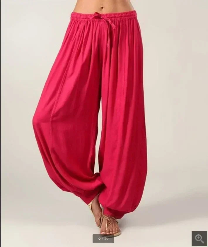 Pantalon Large Harem Casual — Jogging Femme Grande Taille 5XL