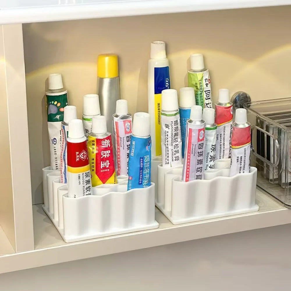 Présentoir à Tubes & Pommades – Multi-Compartiments, Salle de Bain