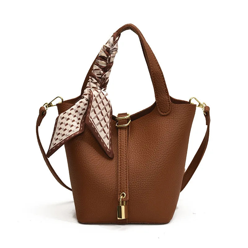 Sac Seau Texturé Litchi — Sac À Main Femme Élégant Style Minimaliste 2026