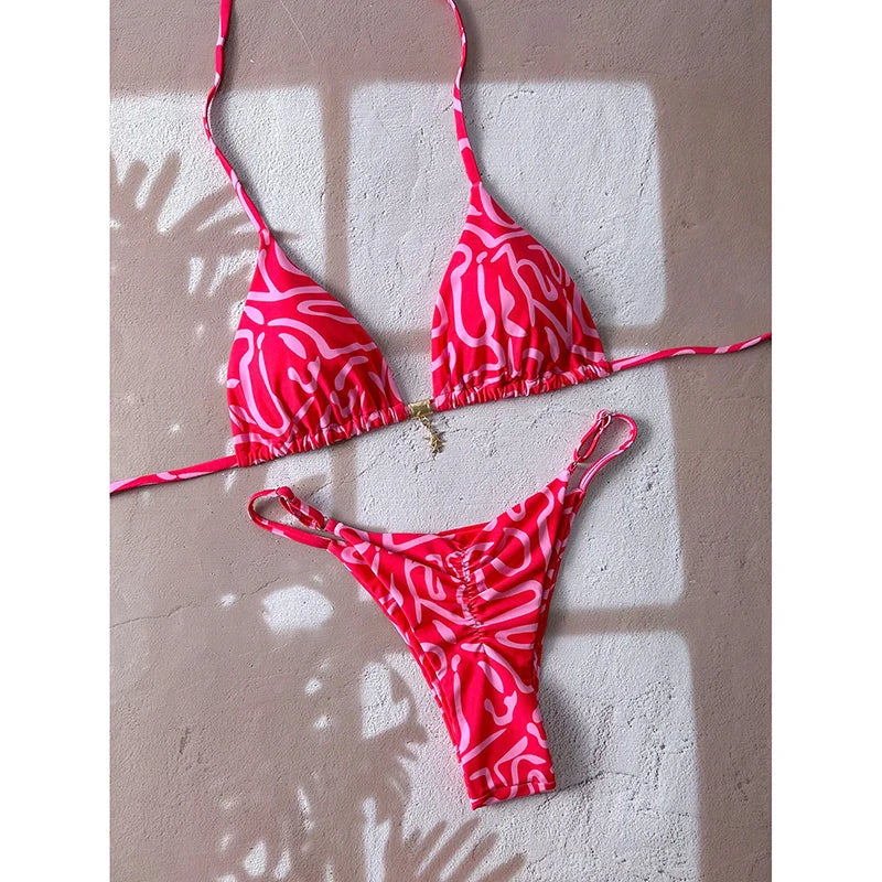 Bikini Push-Up Léopard — Deux Pièces Femme