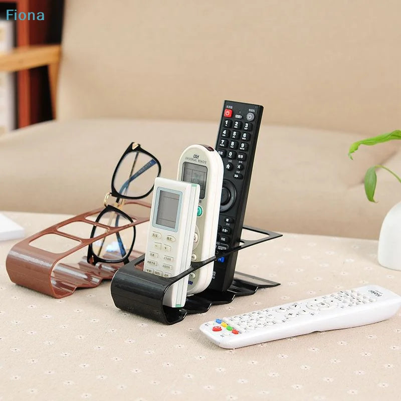 Support Rangement Télécommandes Climatiseur & TV – Étagère Bureau Plastique