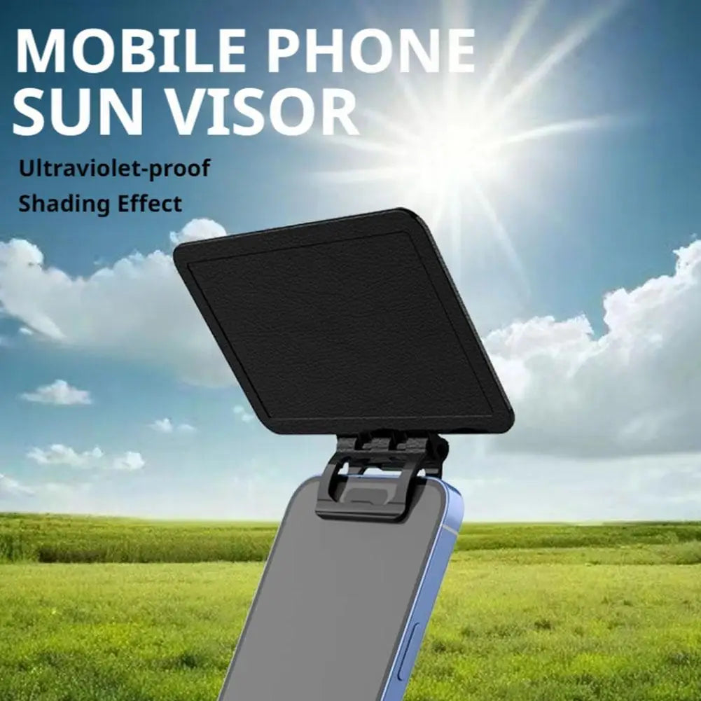 Visière Pare-Soleil Clip pour Smartphone — Anti-Reflets Ajustable