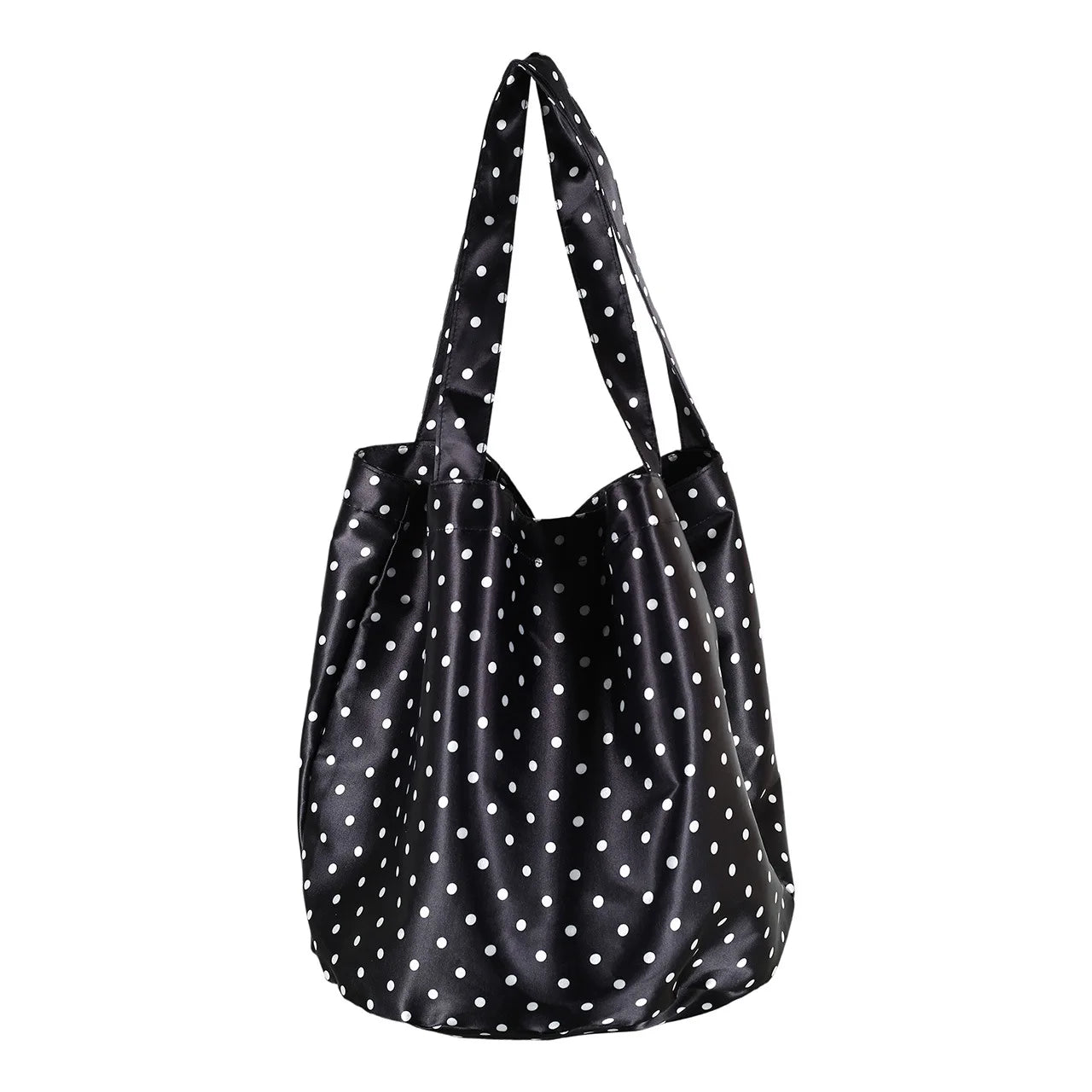 Grand Sac Épaule À Pois — Tote Bag Femme Grande Capacité Casual