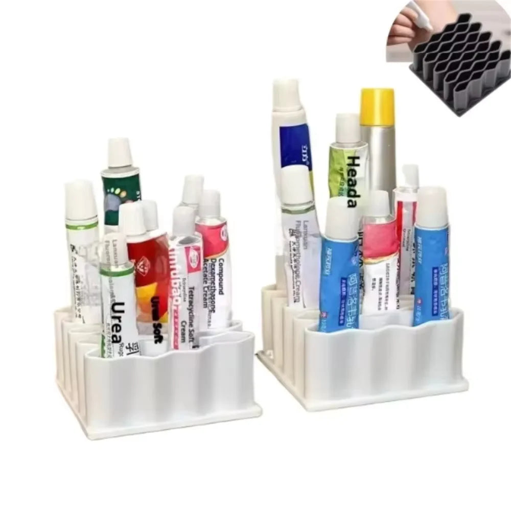 Présentoir à Tubes & Pommades – Multi-Compartiments, Salle de Bain