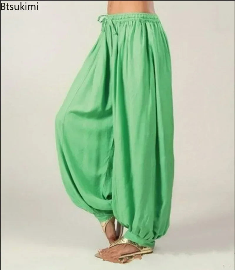Pantalon Large Harem Casual — Jogging Femme Grande Taille 5XL