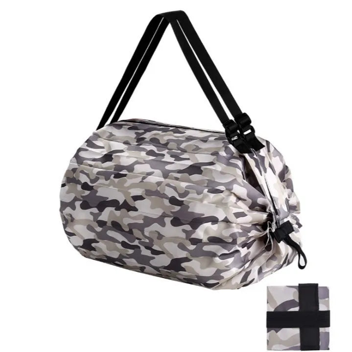 Sac Shopping Pliable Grande Capacité — Tote Bag Nylon Multifonction Plage & Voyage