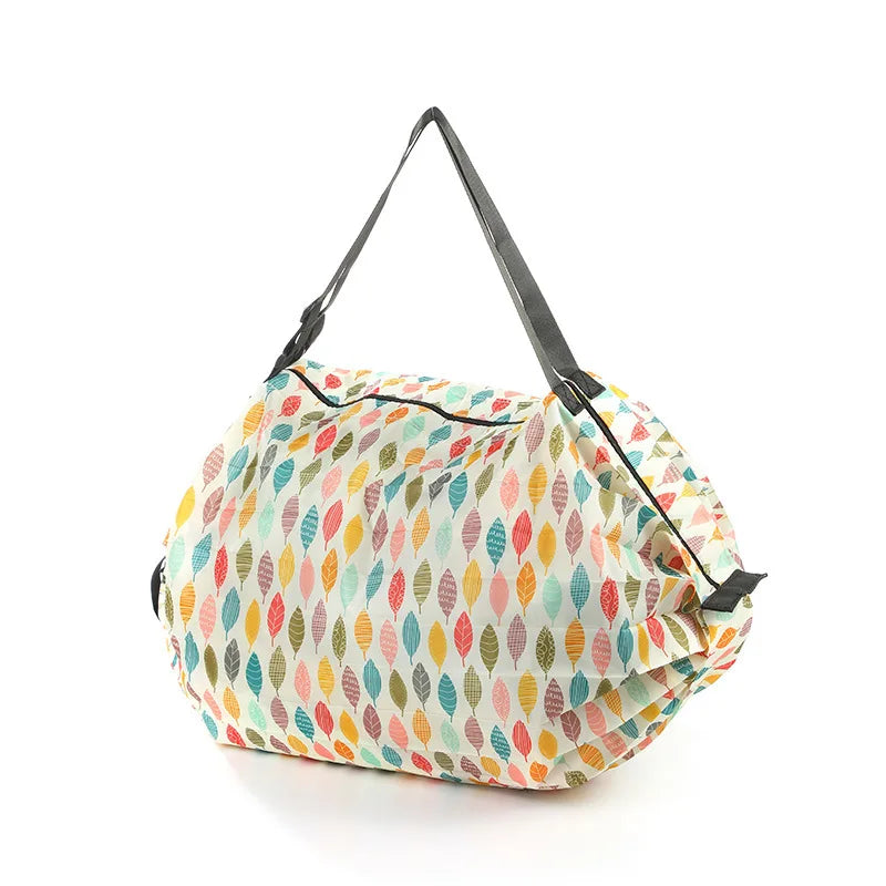 Sac Shopping Pliable Grande Capacité — Tote Bag Nylon Multifonction Plage & Voyage
