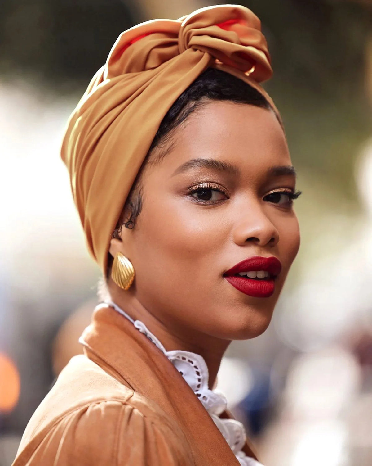 Turban Vintage Style Français — Bandana Headband Femme