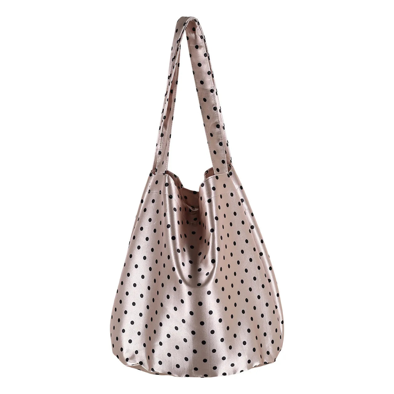 Grand Sac Épaule À Pois — Tote Bag Femme Grande Capacité Casual