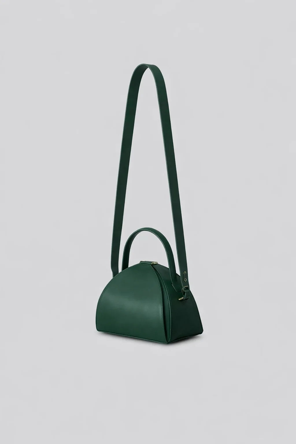 Sac Box Semi-Circulaire — Sac À Main Cuir Vegan PU Femme Forme Originale