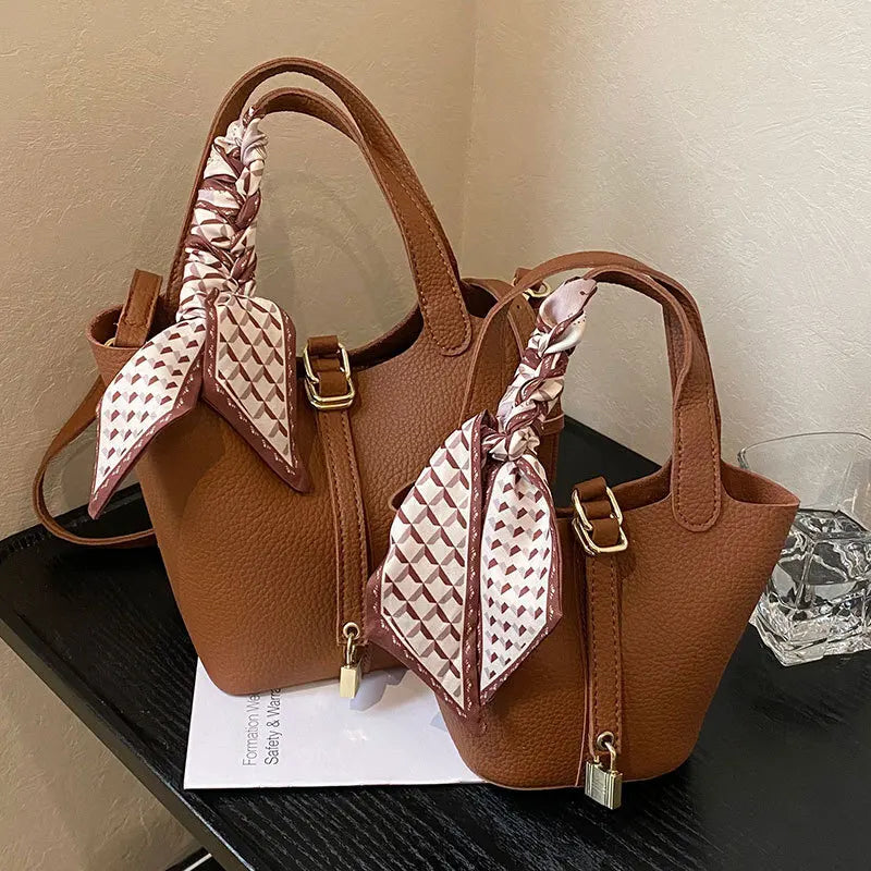 Sac Seau Texturé Litchi — Sac À Main Femme Élégant Style Minimaliste 2026