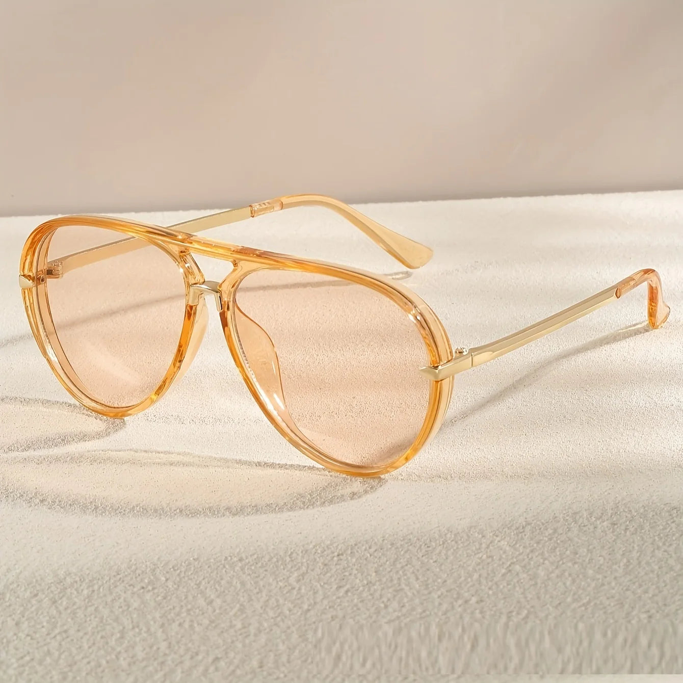 Lunettes de Soleil Ovales Style Vintage — Monture Alliage, Verres Gradient UV400, 6 Coloris