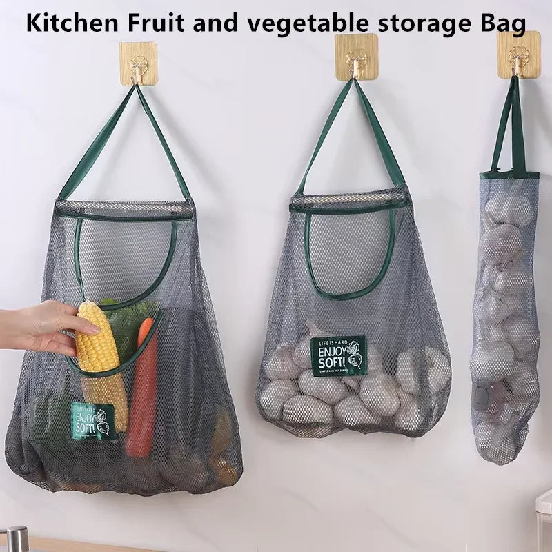 Filet de Rangement Réutilisable – Sac Suspendu Cuisine Fruits & Légumes