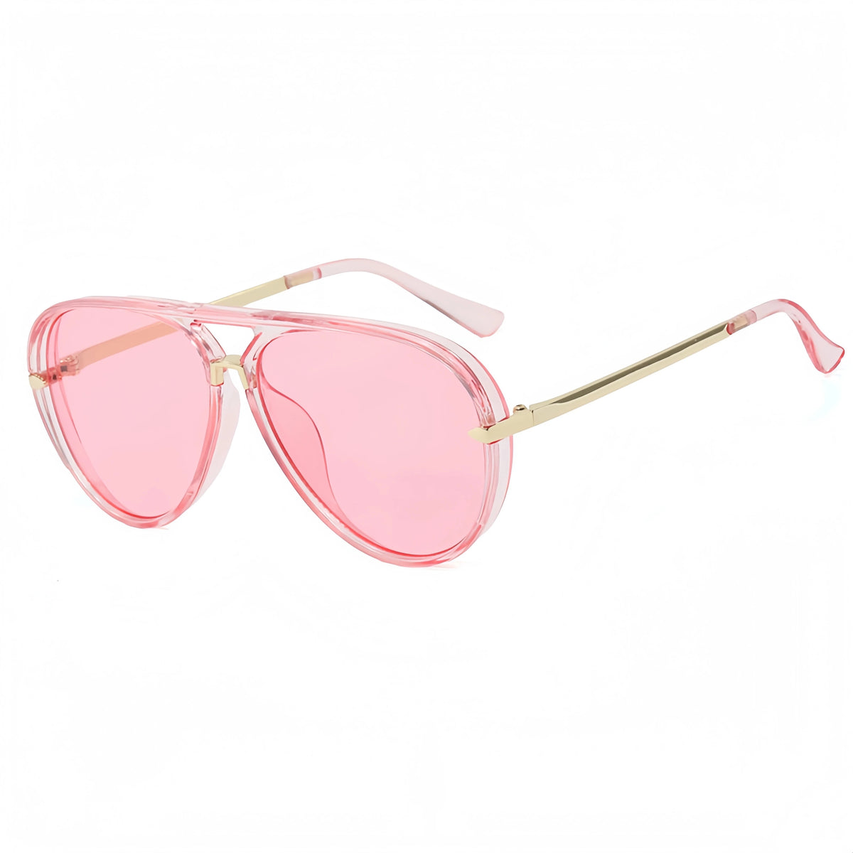 Lunettes de Soleil Aviateur Double Pont — Style Street Unisexe, UV400, 5 Coloris
