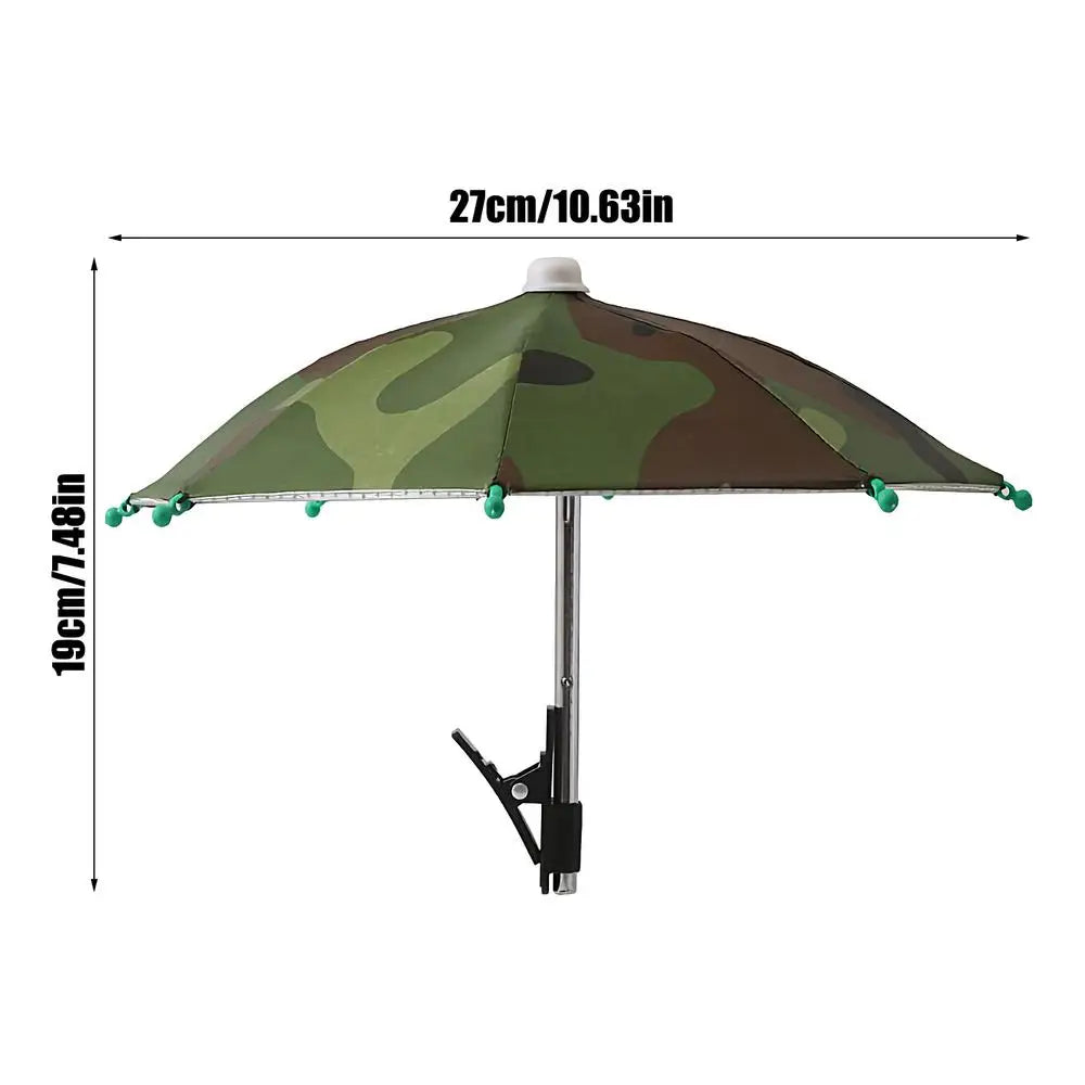 Mini Parasol pour Smartphone avec Clip — Anti-UV & Anti-Reflets