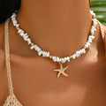 Collier Coquillages Bohème — Bijou Femme Plage & Fêtes
