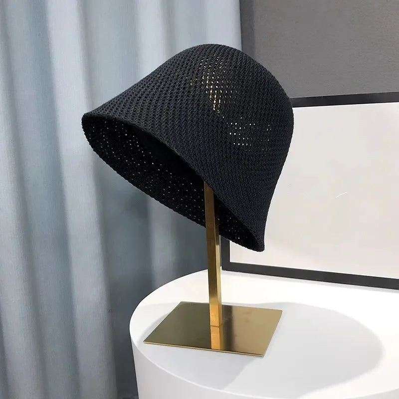 Chapeau Bob Femme Ajouré — Fin et Respirant, Idéal Plage Été