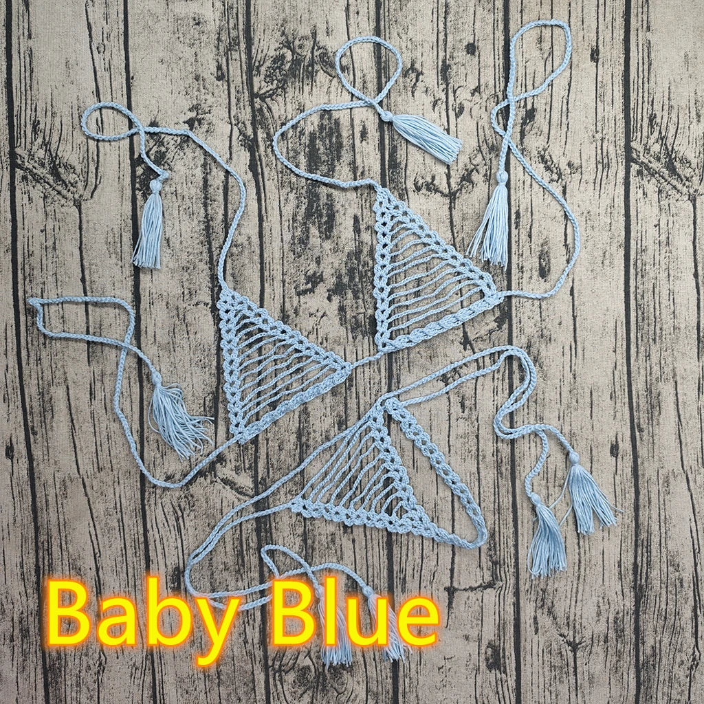 Bikini Crochet Fait Main — Maillot de Plage Femme
