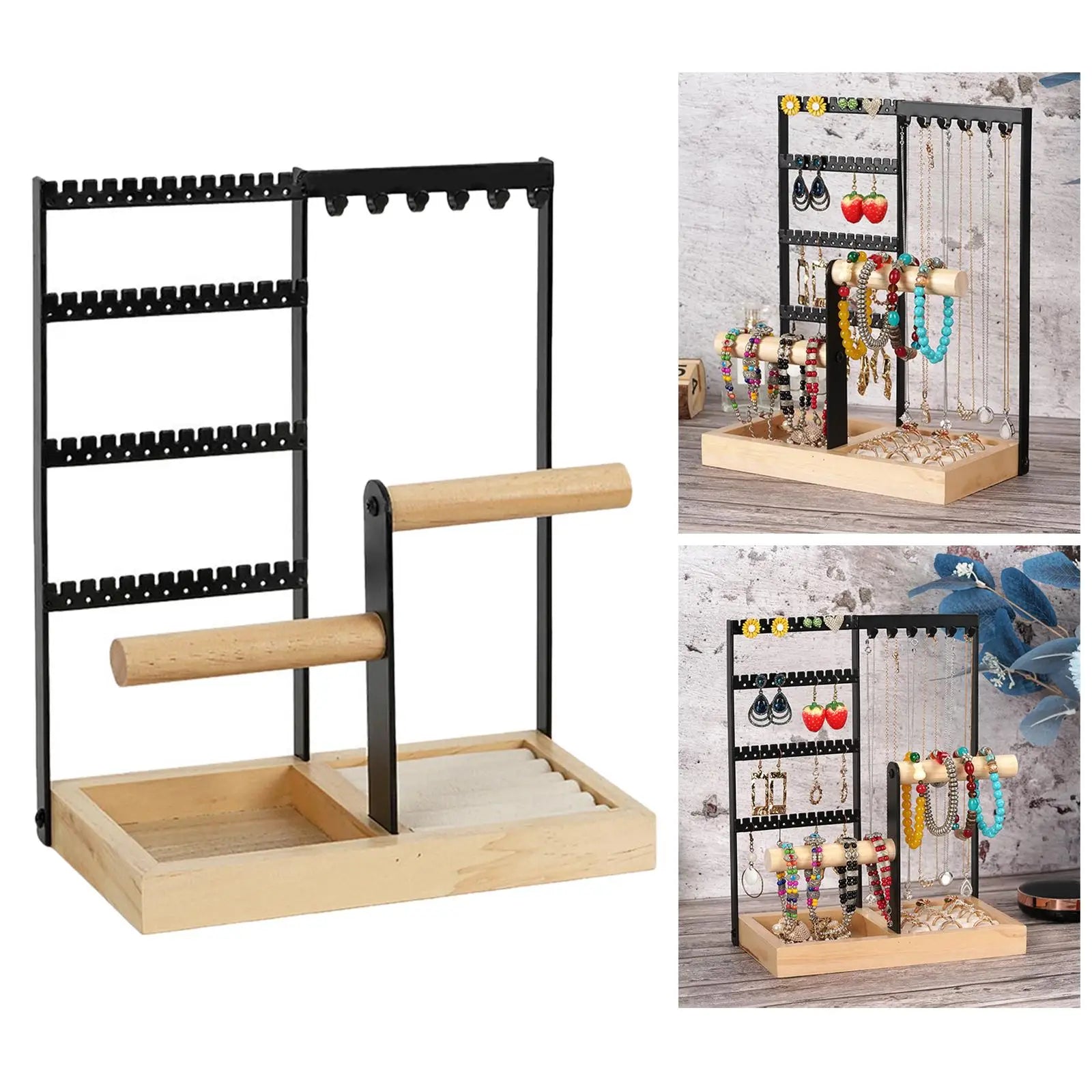 Présentoir 4 Étages Bureau — Support Montres & Accessoires