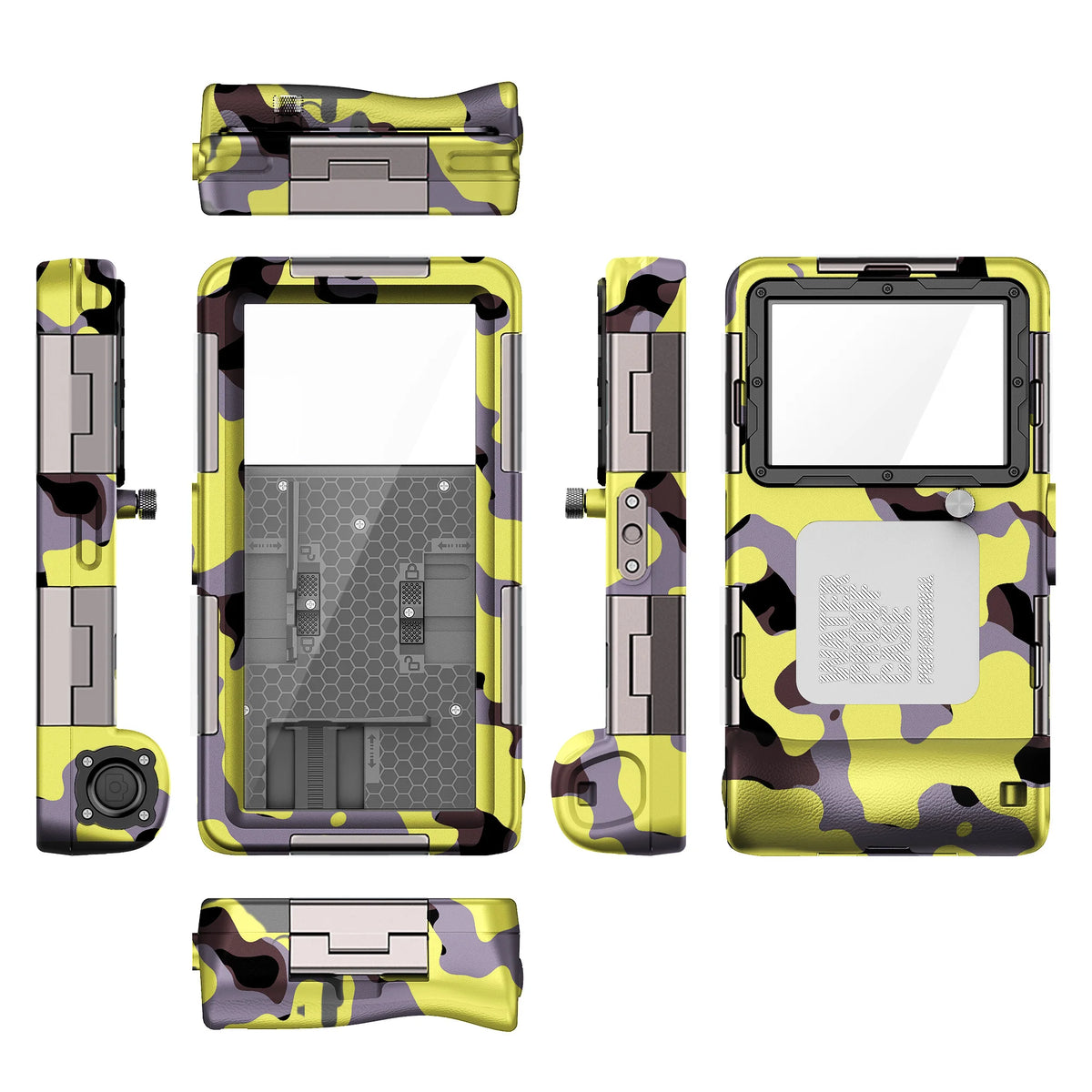 Coque Étanche Shellbox IP68 — 15m/50ft, Anti-Choc, Avec Lanière, Universelle 6,9"