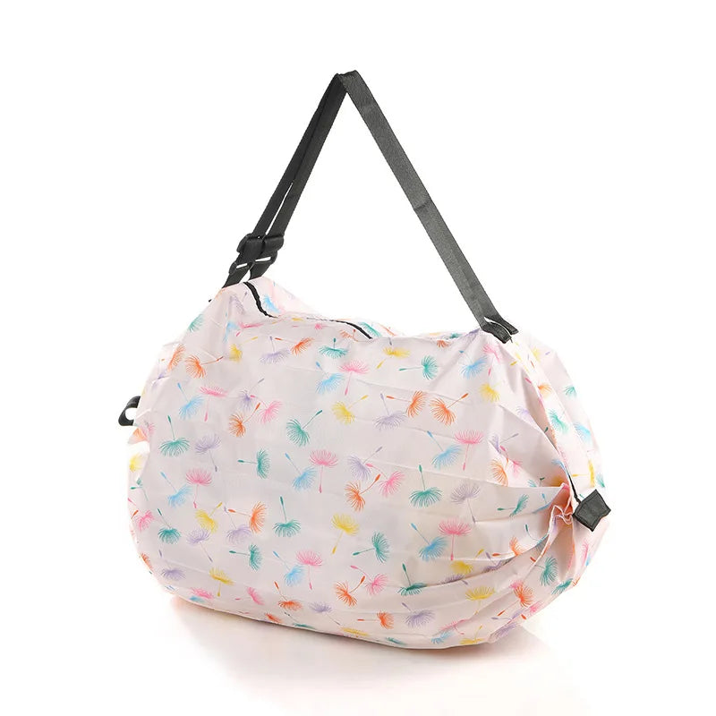 Sac Shopping Pliable Grande Capacité — Tote Bag Nylon Multifonction Plage & Voyage