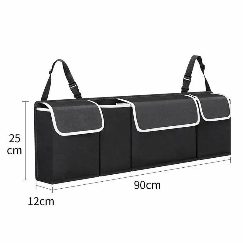 Organiseur Siège Arrière Voiture – Poche Rangement Suspendue en Tissu Oxford