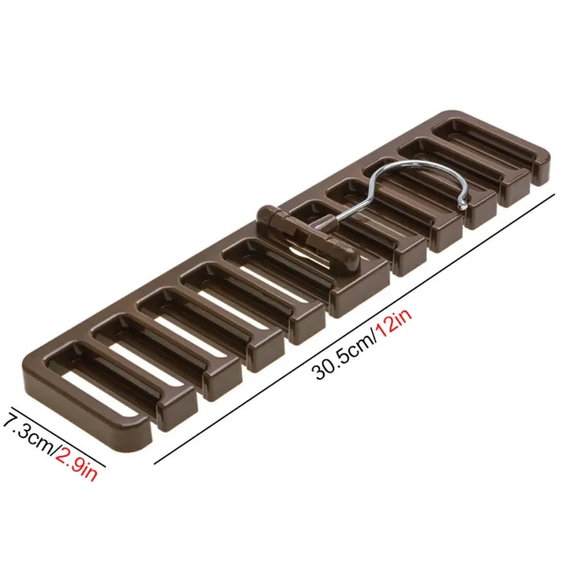 Rack Suspendu Multifonction – Rangement Ceintures, Cravates & Écharpes