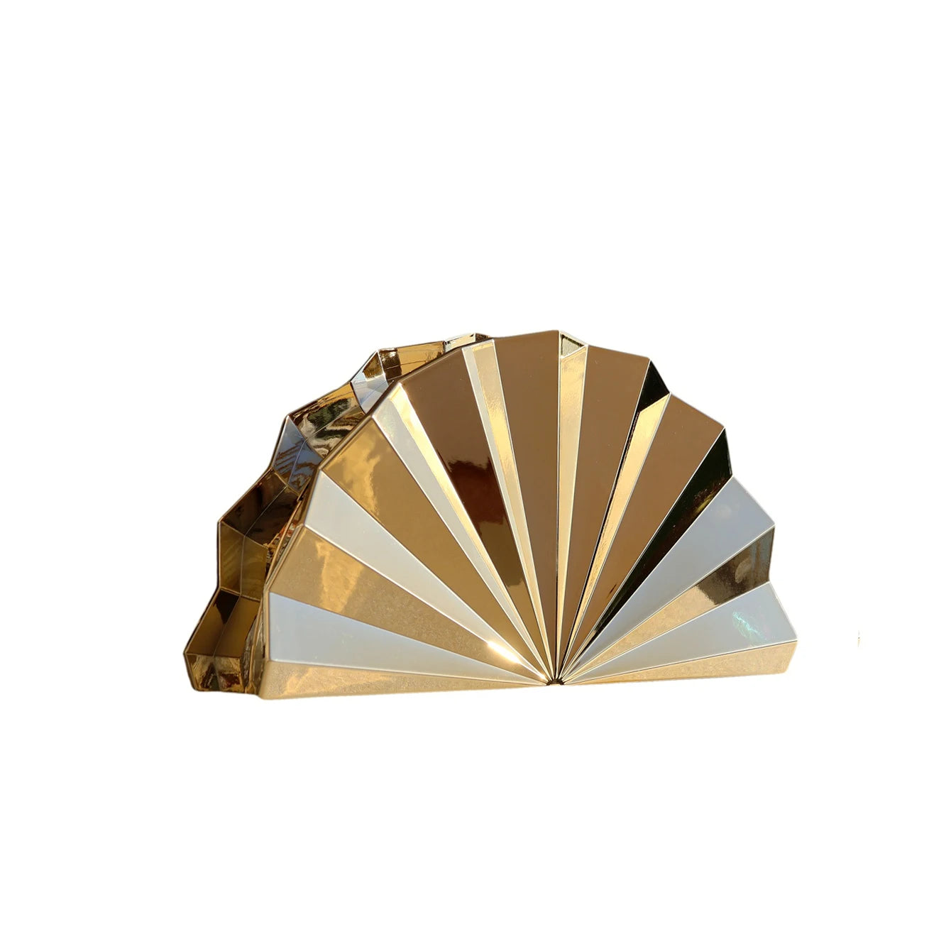 Sac Clutch Doré Luxe Soirée Mariage — Pochette Bandoulière Femme Fête
