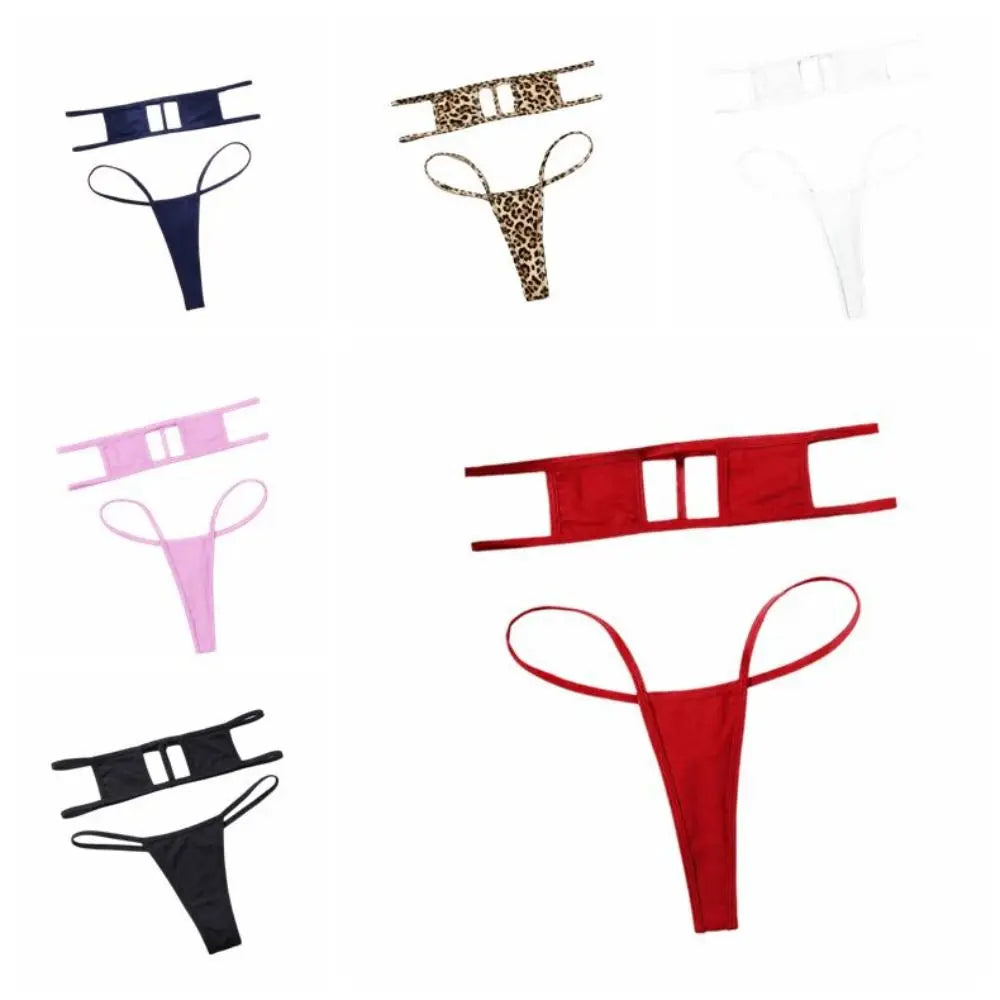 Bikini Cosplay Imprimé Léopard — Lingerie 2 Pièces Femme