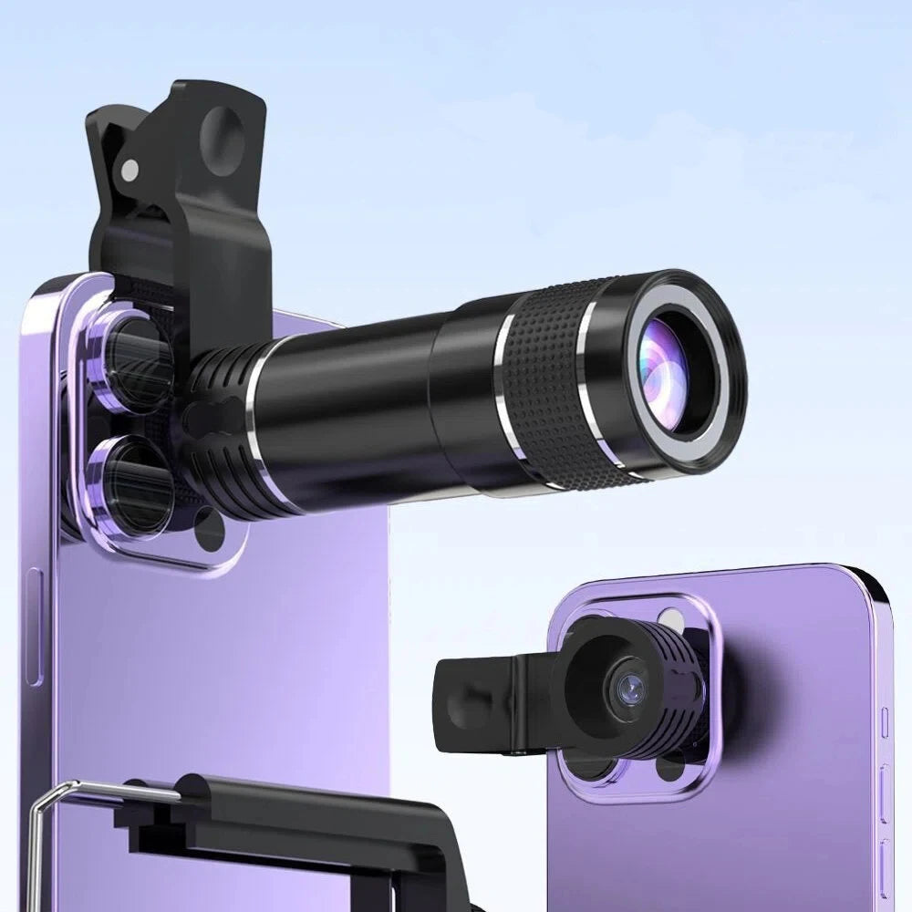 Objectif Téléobjectif 20x pour Smartphone — Zoom HD Concerts & Voyages