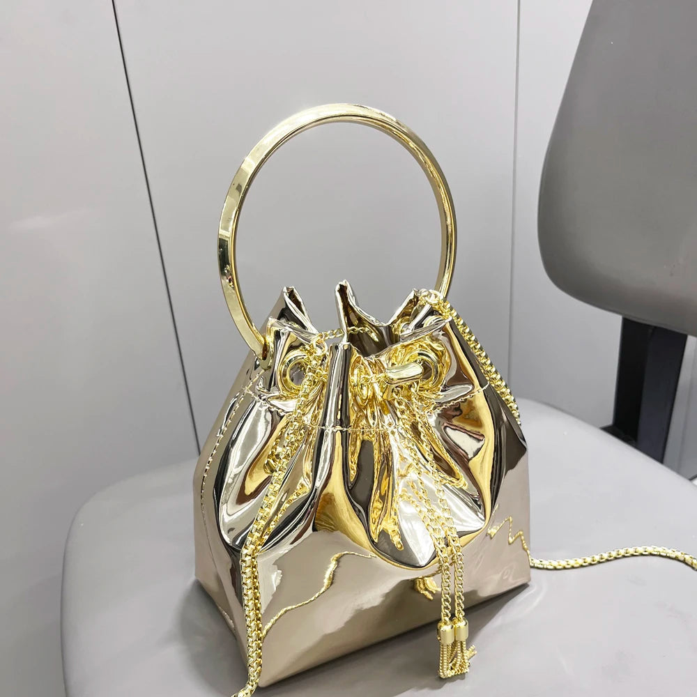 Sac Seau Luxe Soirée — Sac À Main & Épaule Cuir PU Femme Banquet & Fête