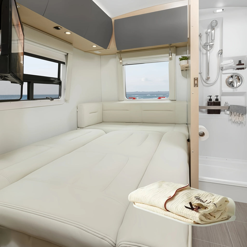 Étagère Murale Pliable — Rangement Gain de Place pour Camping-Car, Caravane & Maison