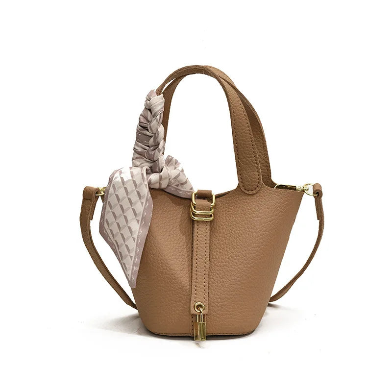 Sac Seau Texturé Litchi — Sac À Main Femme Élégant Style Minimaliste 2026