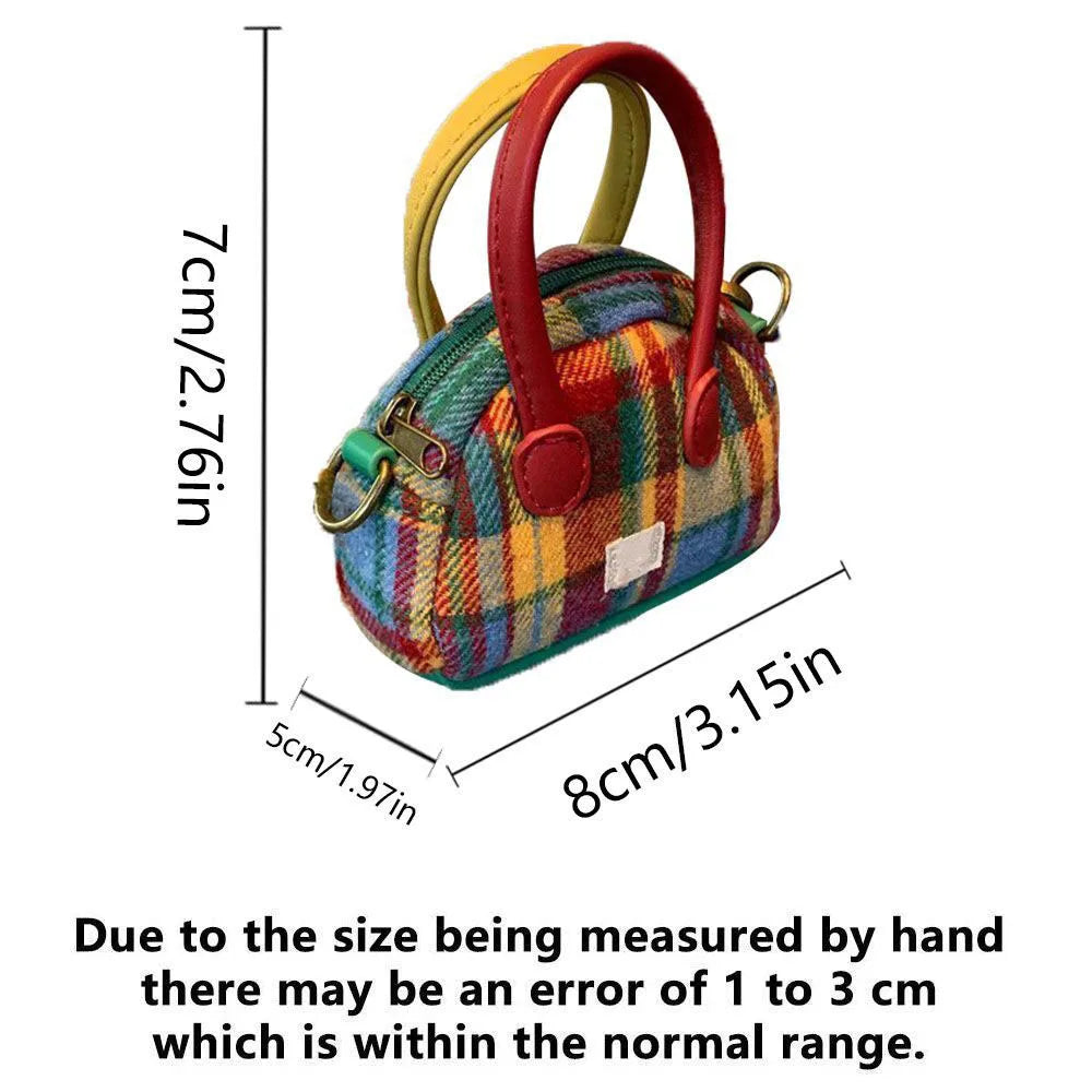 Petit Sac de Rangement Crossbody — Mini Pochette Pièces & Écouteurs Femme