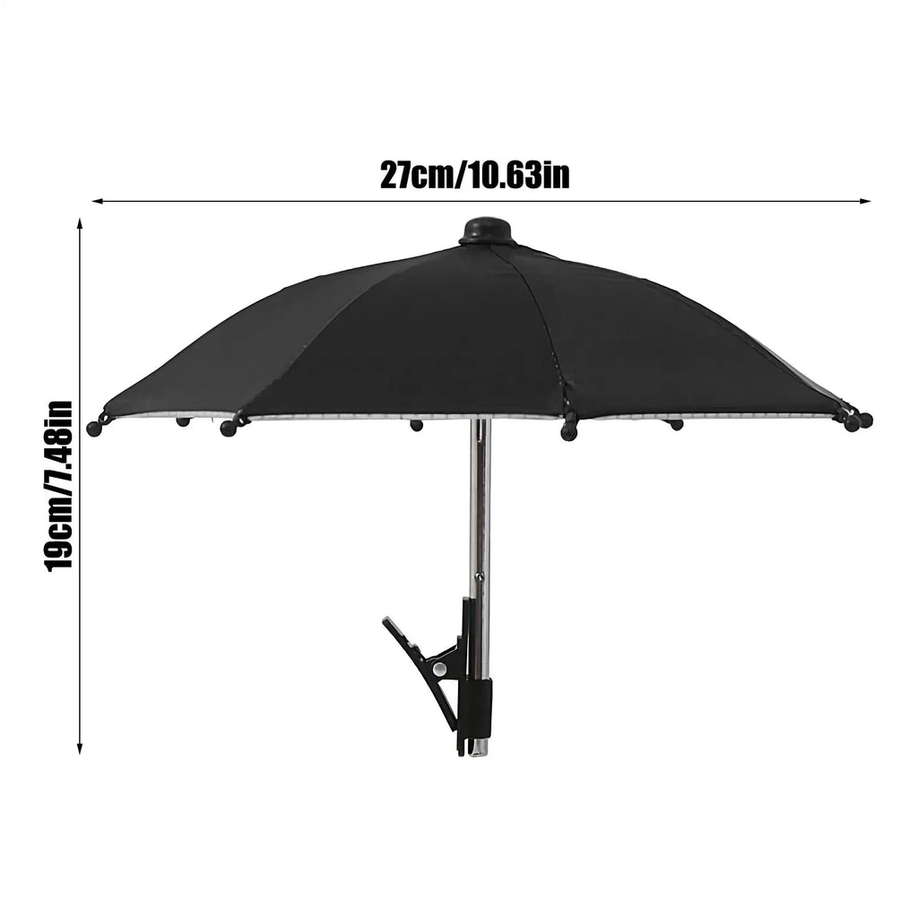 Mini Parasol pour Smartphone avec Clip — Anti-UV & Anti-Reflets
