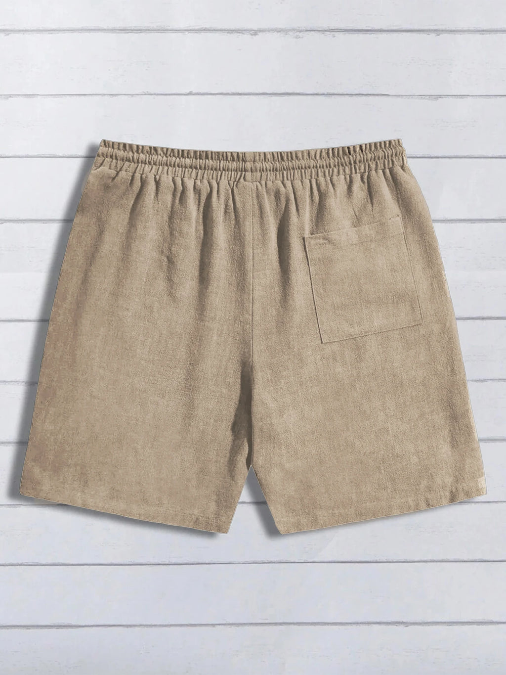 Short en Lin pour Homme – Coupe Ample, Style Casual, Respirant