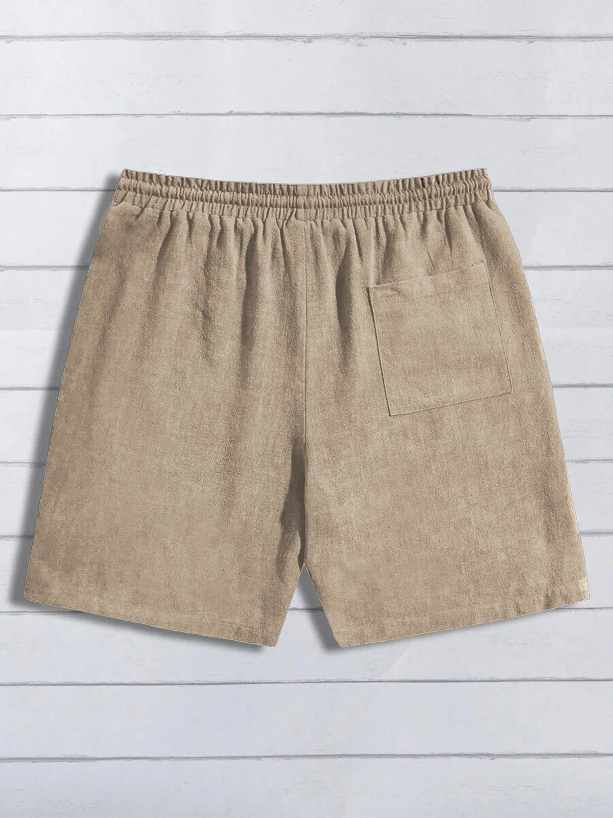 Short en Lin pour Homme – Coupe Ample, Style Casual, Respirant
